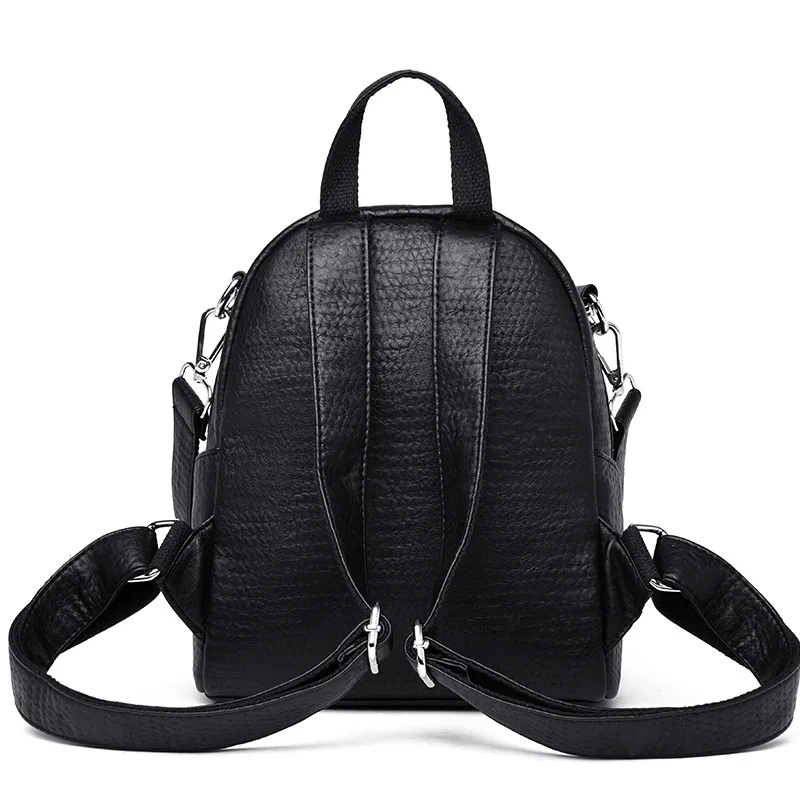

Bag Women's 2019 Korean-style Genuine Leather Backpack Summer Cool WOMEN'S Bag Simple Versatile Diamond Set One-Shoulder Backpac