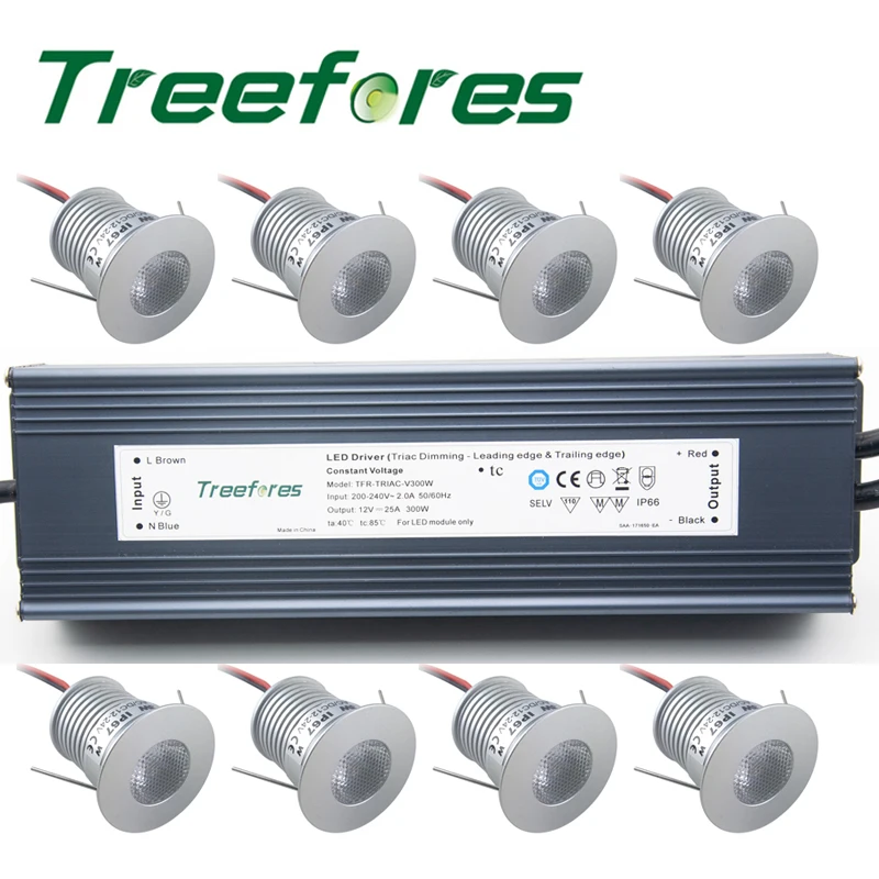 0-10V PWM Dimming 3W 12V 24V LED Downlight Ceiling 