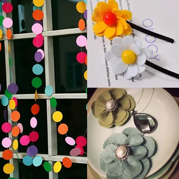 

200pcs 1 inch Round Felt Circles Patch Pads Embellishments for DIY Crafts Supplies Non-Woven Circular Wool Felt Assorted Colors