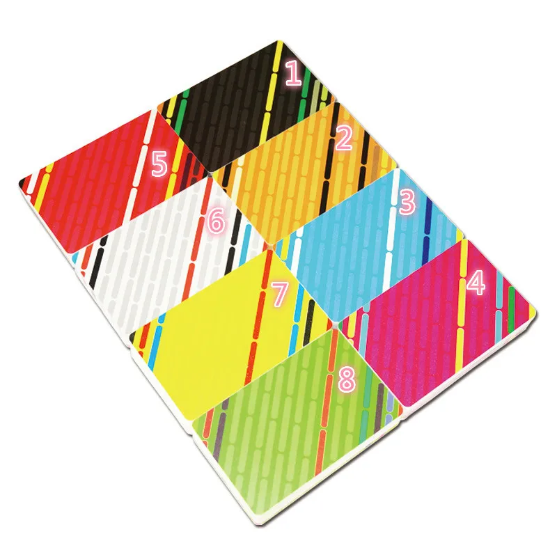 

100Pcs Mahjong Machine Entertainment Room Chips Thin Card Chess Playing Cards Waterproof Chipless Chip Coins Plastic Vouchers