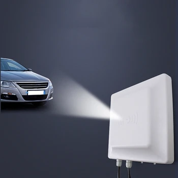 

R16-7DB Waterproof UHF RFID Long Range Card Reader for Parking System Access Control(EU Plug)