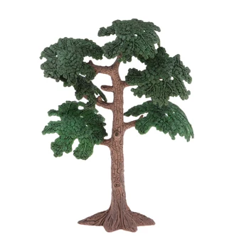 

2 Pieces Pine Tree Model Ancient Cypress For Green Micro Landscape Diorama Scenery