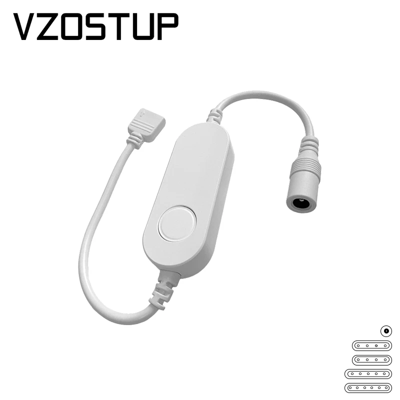 Миниатюрный регулятор яркости Zigbee 5050 RGB RGBW RGBCW CCT умная Светодиодная лента с
