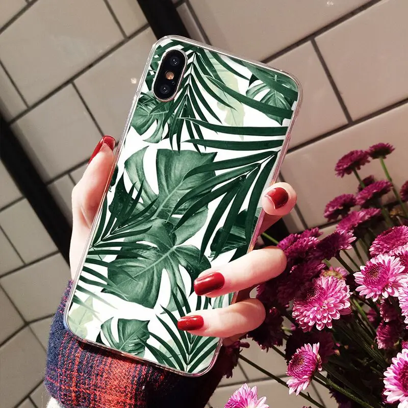 Palm tree Leaves Plant Flower pattern