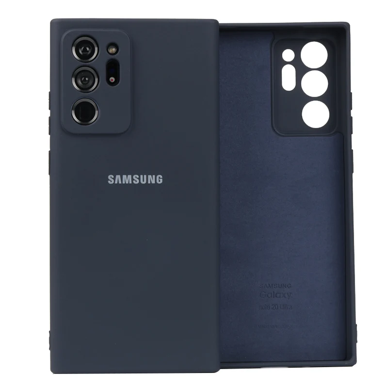 Samsung Galaxy Note 20 Ultra 5G Case Camera Protection Soft Silicone Cover Silky Touch Protective Shell Note20 Note20 Ultra mobile pouch Cases & Covers