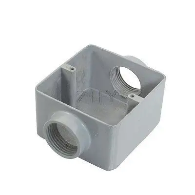 

G1" Household Metal Linear Double Hole Flush Mount Junction Box