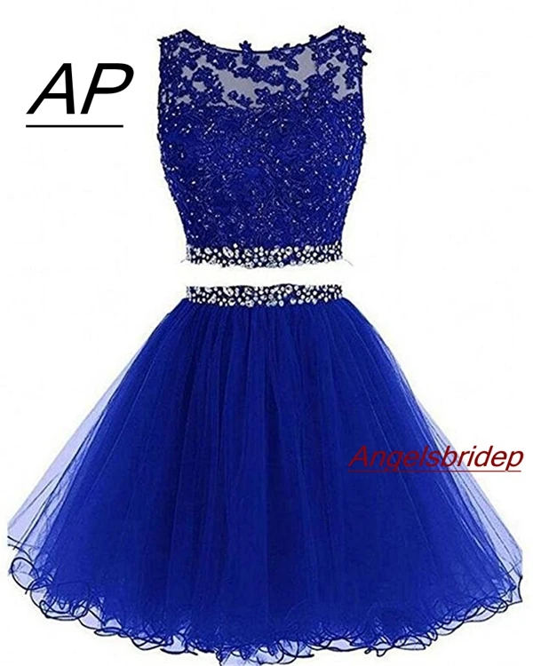 Two-Pieces-1960S-High-Neck-Homecoming-Dresses-Sexy-Hollow-Back-Beading-Tulle-Short-Cute-8th-Grade