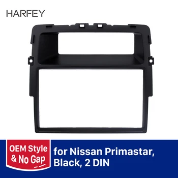 

Harfey Fascia 2Din Car Stereo Frame Autoradio Panel Trim Kit For Nissan Primastar Fitting Install Plate DVD Player 173x98 mm