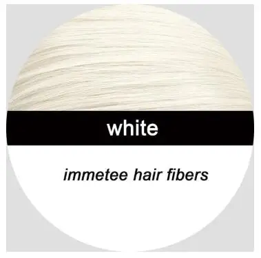 Полный волос Мгновенно волосы строительные волокна для мужчин и женщин средство против выпадения волос скрывающий порошок 27,5 г - Цвет: White
