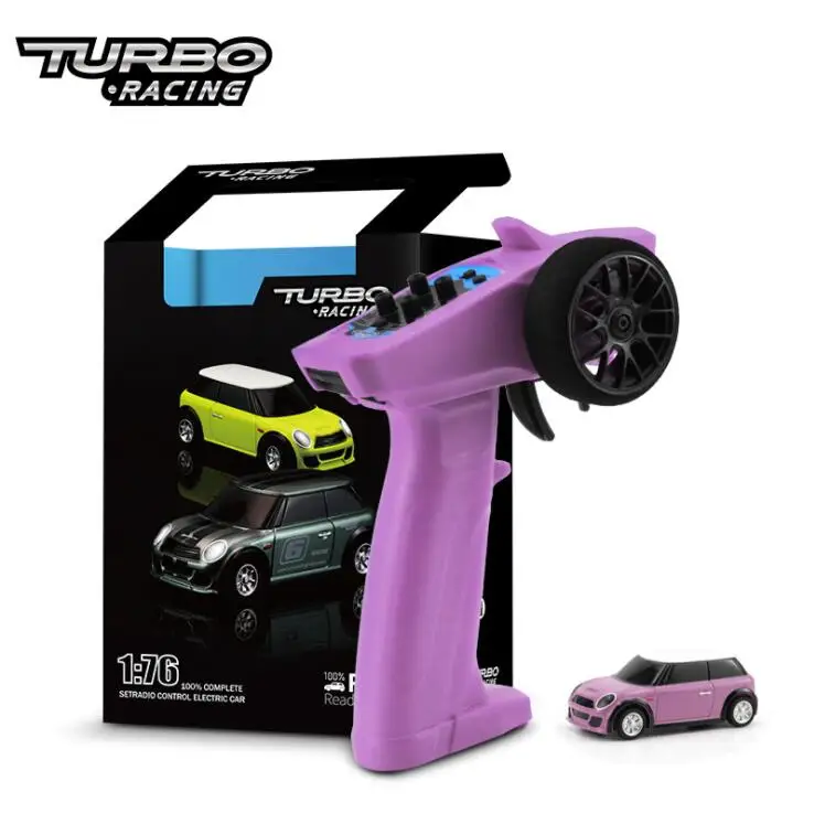 Turbo Racing 1:76 RC Car Mini Full Proportional Wholesale Electric Race RTR Car Kit 2.4GHZ Racing Experience Car New Patent  Car 27