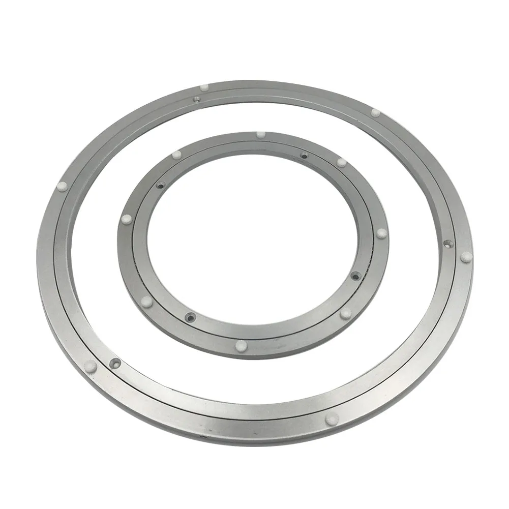 

Multifunctional Home Turntable Round Rotating Hardware Table Aluminium Alloy Smooth Swivel Plates Durable Reduce Noise Bearing