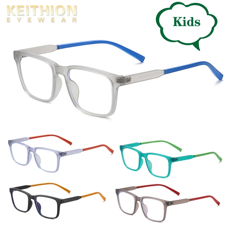 

KEITHION Kids Blue Light Blocking Glasses for Boys Girls Lightweight TR Computer Gaming Eyeglasses Frame Anti Eyestrain