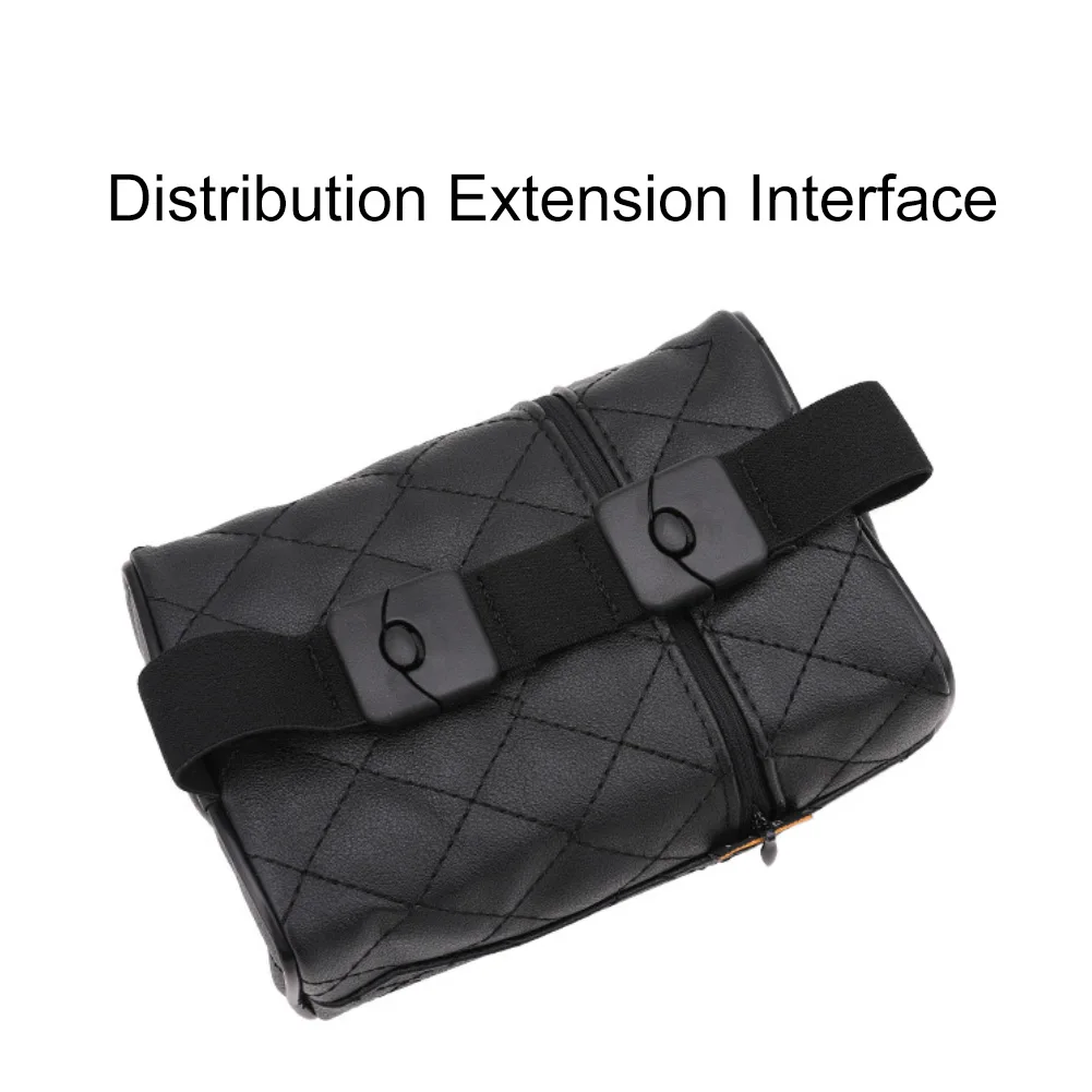 waterproof Car Auto Seat Back Rectangle Faux Leather Tissue Box Paper Napkin Holder Case wear resistant elastic strap design