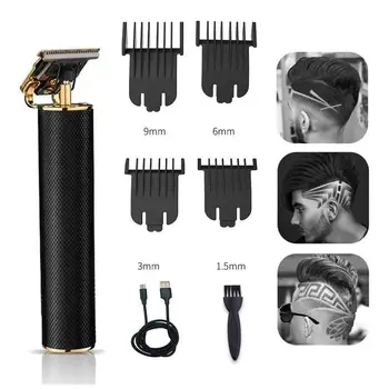 

Professional Hair Clippers Men's Barber Haircut rechargeable Electric Hair Trimmers Razor T9 Adjustable Cordless Edge for male