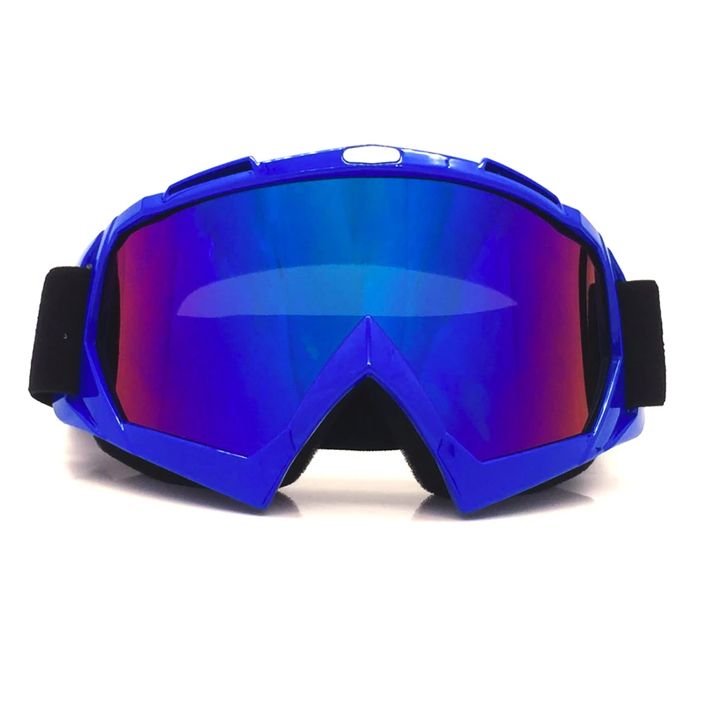 blue frame color fil PC тпу дорожный DH очки для мотокросса универсальные очки гонщика пылезащитные очки гонщика очки практичные ветрозащитные - Цвет: blue frame color fil