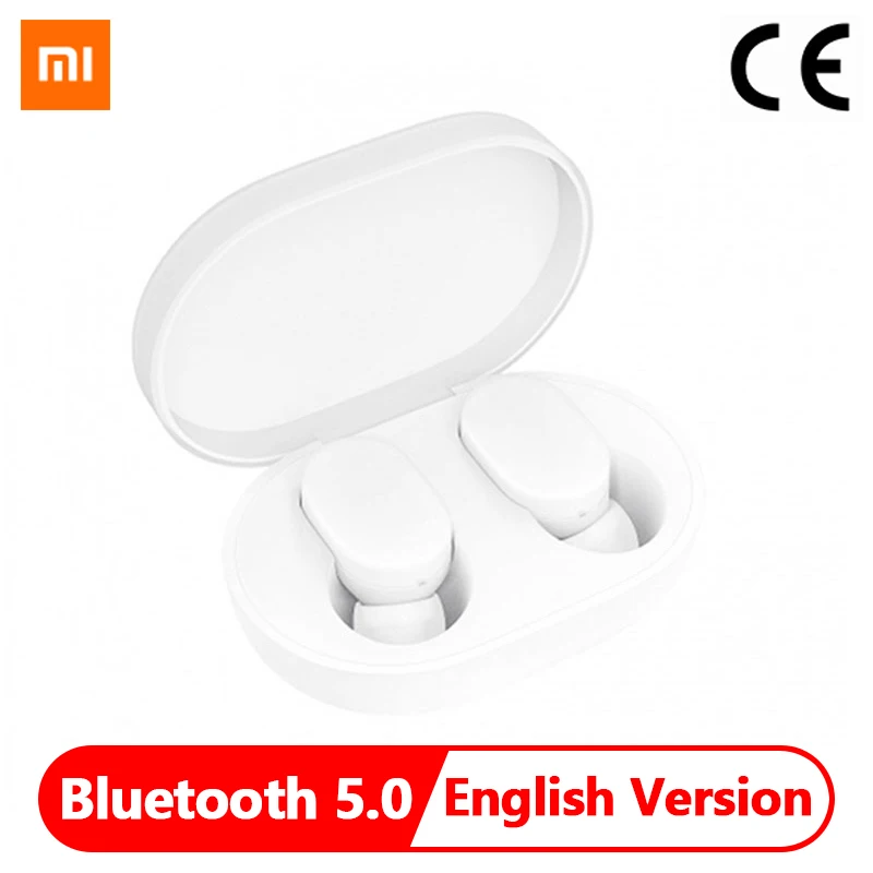 Оригинальный Xiaomi Mijia AirDots Bluetooth наушники стерео бас Молодежная версия BT 5 0