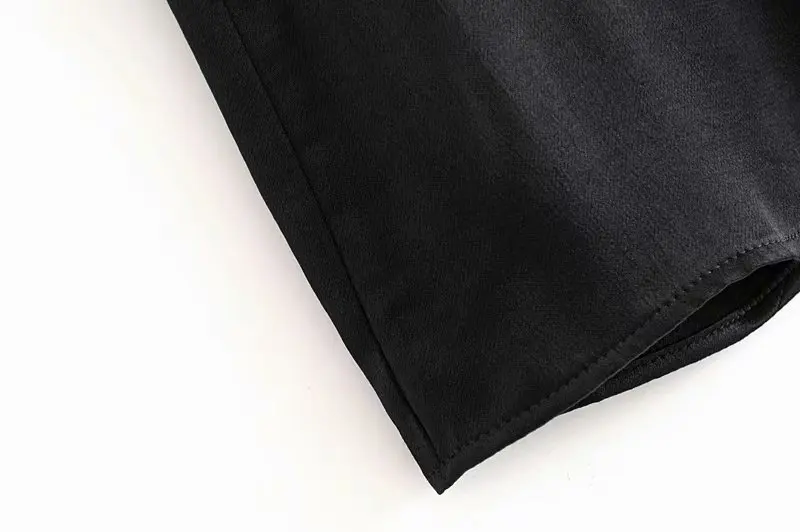 Vintage Stylish Office Wear Soft Touch Black Blouses Women Fashion Bow Tie Collar Long Sleeve Female Shirts Blusa Chic Tops