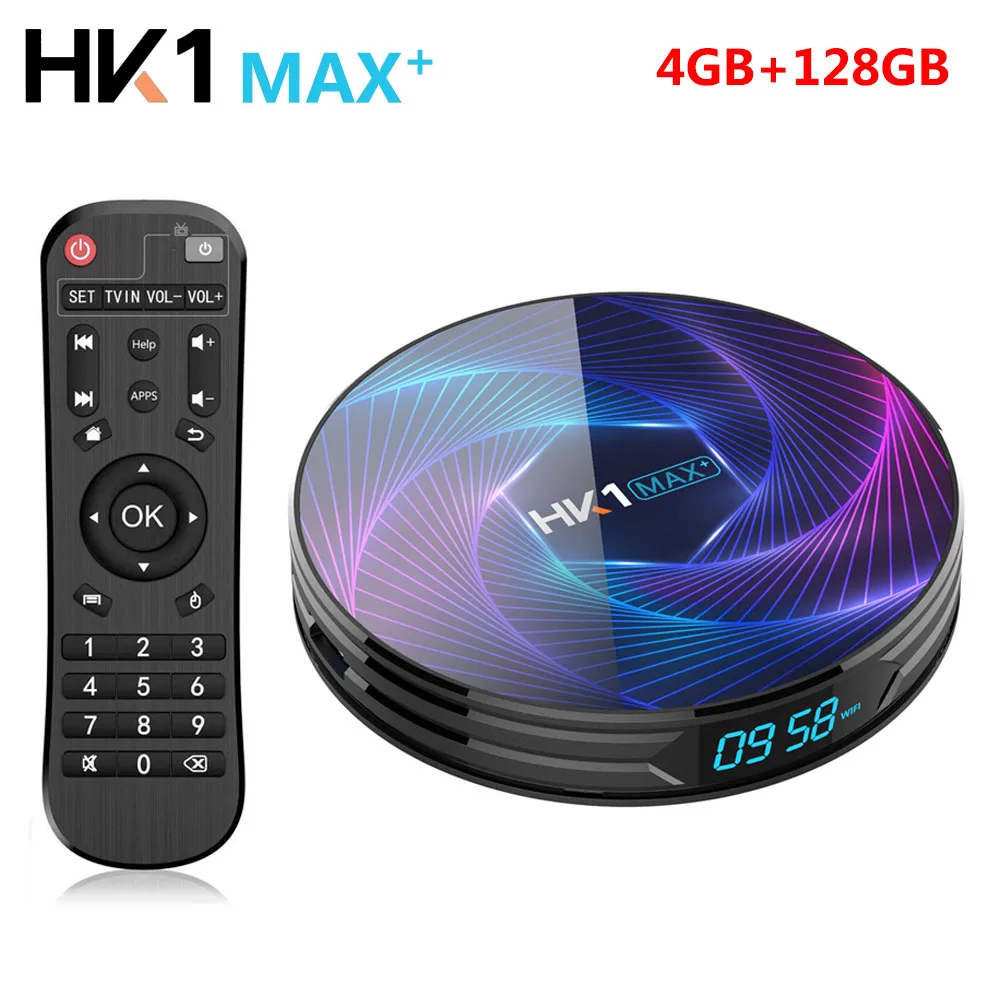 HK1 MAX PLUS RK3368 PRO Восьмиядерный Android 9,0 tv Box 4 Гб ram 32 Гб 64 Гб 128 ГБ rom 2,4G 5G wifi Bluetooth 4K HD Smart медиаплеер - Цвет: only 4GB128GB TV box