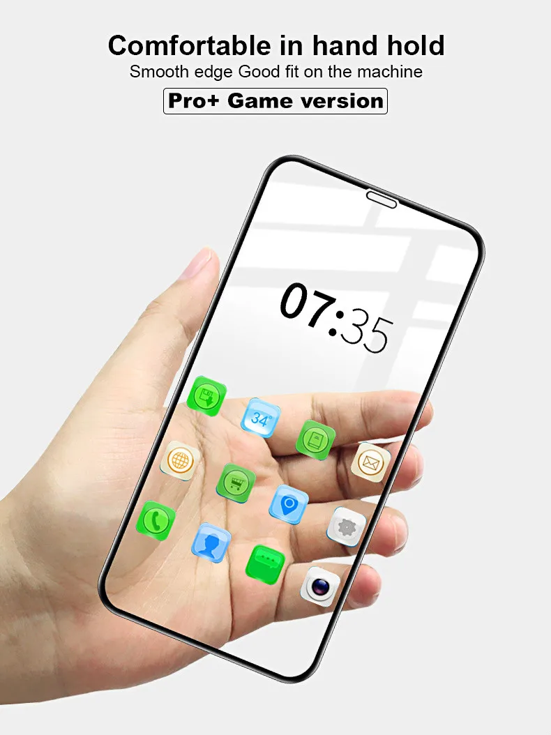 Pro+ игровая версия чувствительный сенсорный полный чехол Гладкий Край Закаленное стекло для Apple iPhone 11/11 Pro/11 Pro Max использовать полный AB Клей