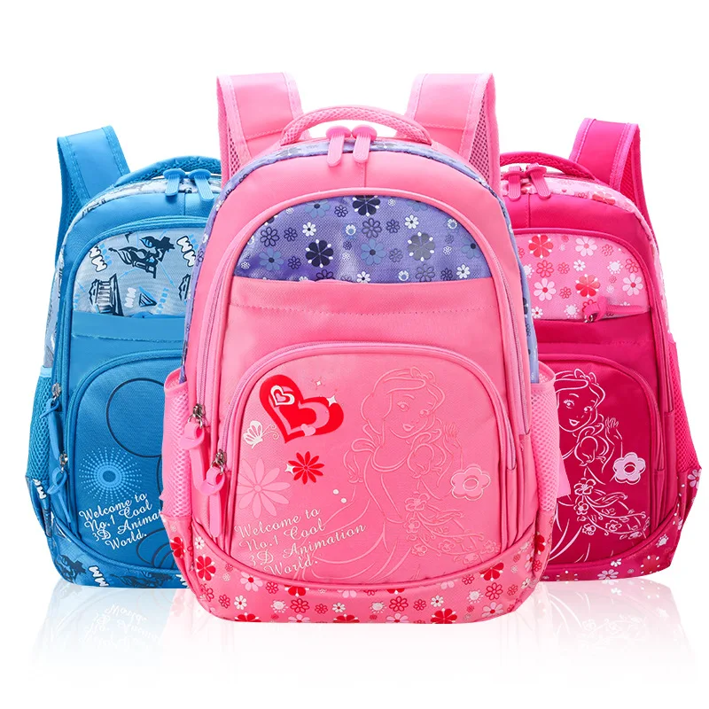 

Schoolbag for Elementary School Students 1-3-5 Grade BOY'S Girls Backpack Spine-Burden Relieving CHILDREN'S School Bags