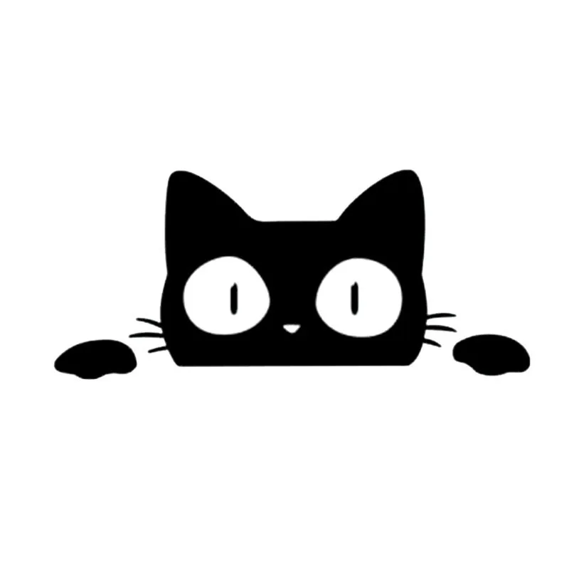 Импортные товары, стиль, подсвечивающий Кот, сюрприз, кошка, наклейки на окно, бампер, наклейки на бампер для домашних животных