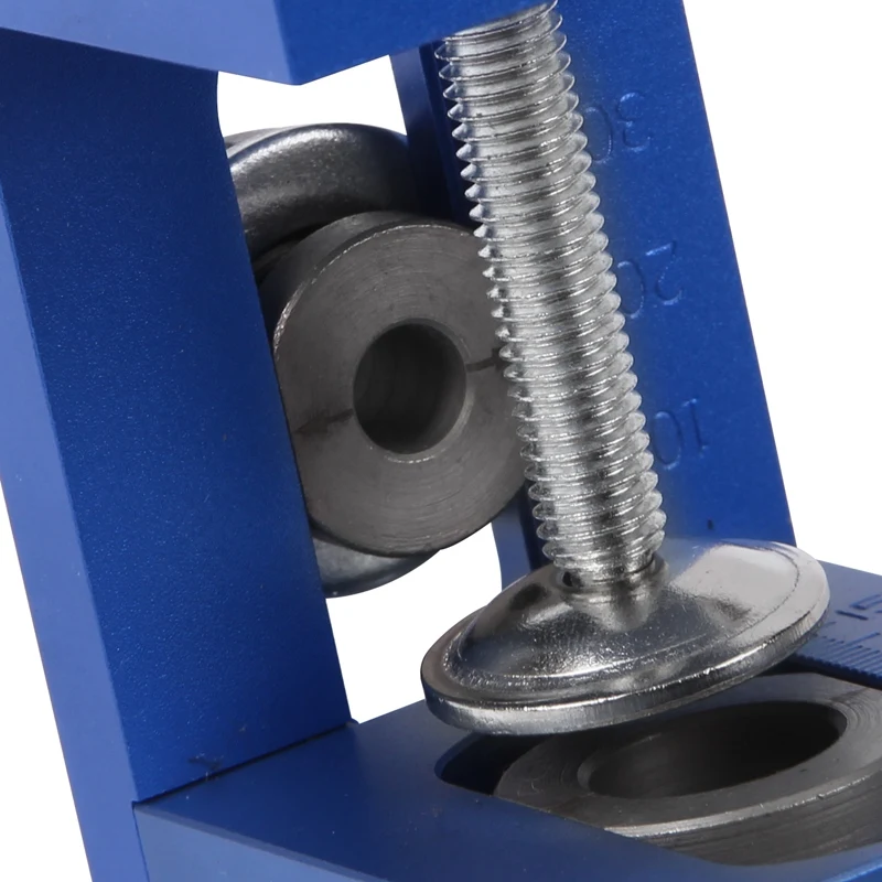 Woodworking Pocket Hole Jig Kit Step Drilling Dowelling Jig Set Carpentry Wood Dowel Drilling Guide Locator Tool