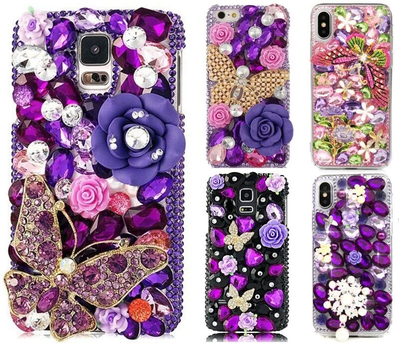 Чехол со стразами для iPhone 13 Pro Max 12 mini 11 XR XS X SE Samsung Galaxy S21 S20 Plus Ultra FE Note 20 10 | Мобильные