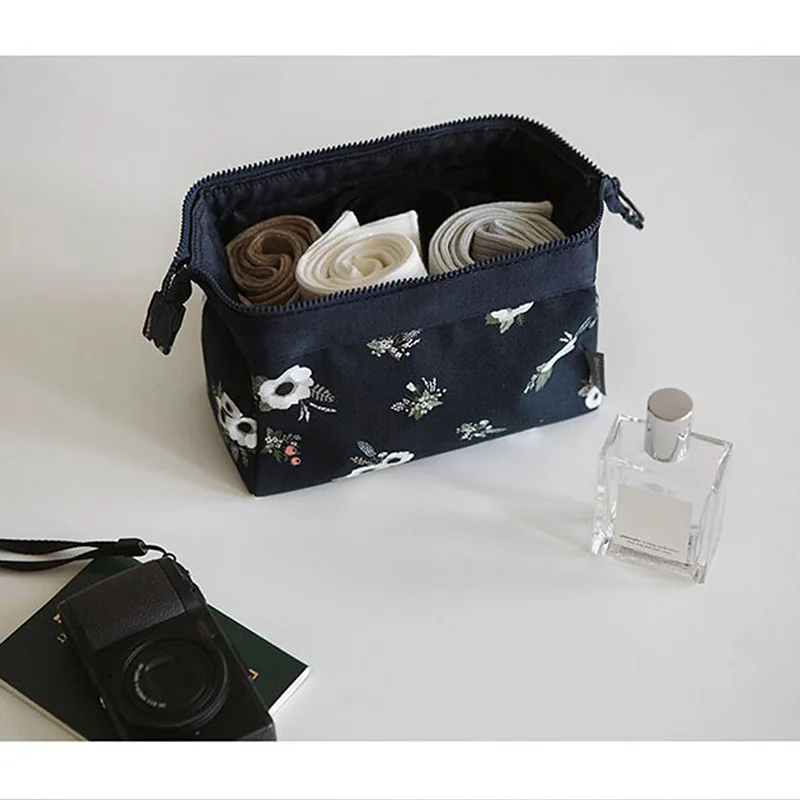 Женские дорожные сумки для макияжа с изображением фламинго косметичка девочек