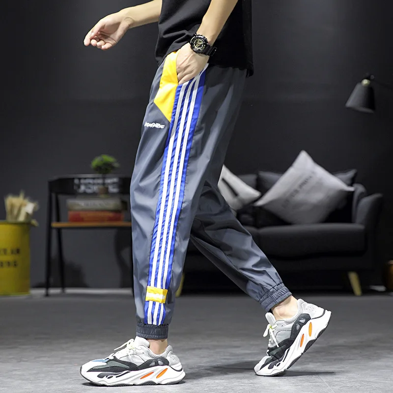 

2020 Spring Main Push Japanese-style Interior Thin Printed Contrast Color Capri Pants M-5x Hk125-p