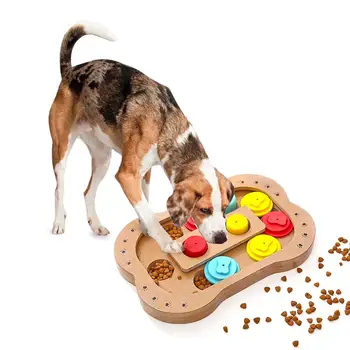 

Creative Dogs Bones Toys Paw Shaped Feeding Interactive Environmentally-friendly Puzzle Feeder Toys for Home Dogs