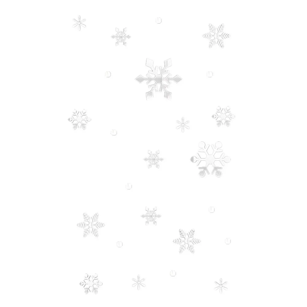 GoldSilver Snowflake Christmas Wall Sticker Home Decoration Christmas Gift Mirror Stickers Muraux Pour Enfants Chambres 30SEP27 (10)