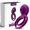 SVAKOM TAMMY Ring Penis Vibrator Silicone Double Rings for Cock Balls Silicone Cockring for Couples Adult Sex Toys for Men 1