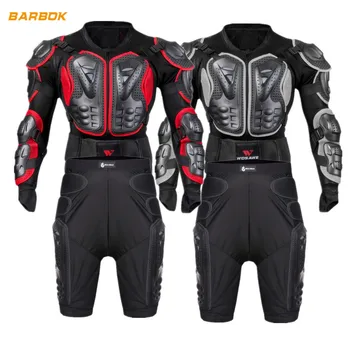 

WOSAWE Motorcycle Armor Set Men Chest Back Protection Butt Hip Brace Motocross Racing Joint Body Protector Suit