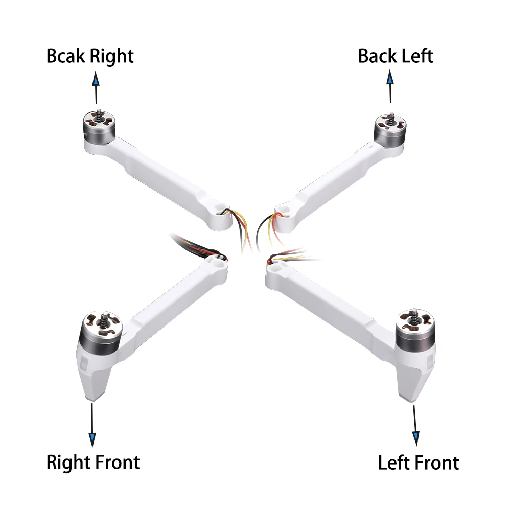Comprar Original FIMI X8 SE RC UAV motor brazo delantero y trasero módulo GPS parte superior de la cáscara trasera piezas de repuesto axle piezas de repuesto piezas de reparación
