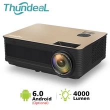 ThundeaL HD проектор TD86 4000 люмен Android 6,0 WiFi Bluetooth проектор Поддержка Full HD 1080P светодиодный M5 M5W 3D видео проектор