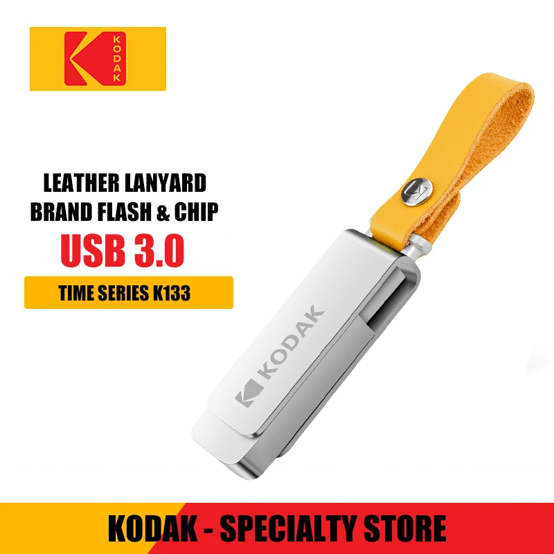 Kodak K133 флеш-накопитель USB 3 0 металлический 16 ГБ 32 64 Гб 128 256 карта памяти U диск