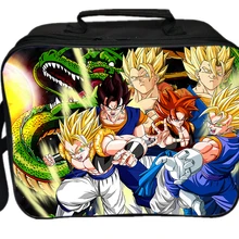 Dragon Ball Goku Lunch Bag Insulation Thermal Lunch Bag Fresh Keeping Ice Cooler Bag Vegeta Picnic Camping Shoulder Bag