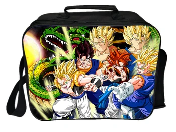 

Dragon Ball Goku Lunch Bag Insulation Thermal Lunch Bag Fresh Keeping Ice Cooler Bag Vegeta Picnic Camping Shoulder Bag
