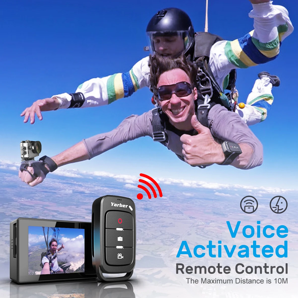 Новое поступление Yarber AR01 8K 20MP Спортивная экшн видеокамера s wifi Bluetooth camara deportiva спортивный шлем для экшн-камеры видео Cam