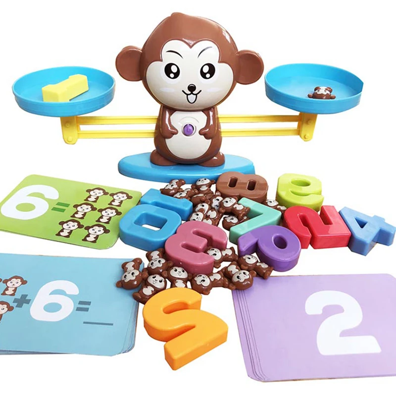 весы обезьянка веселая математика. обучающая игрушка обезьяна. игрушка весы с цифрами для детей. весы обезьяна. весы обезьяна.