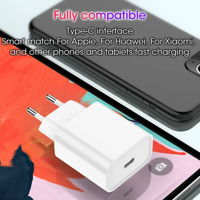 Оригинальное быстрое зарядное устройство PD QC 4 0 3 20 Вт для iPhone 12 11 Pro 8 X XS MAX XR iPad Air mini