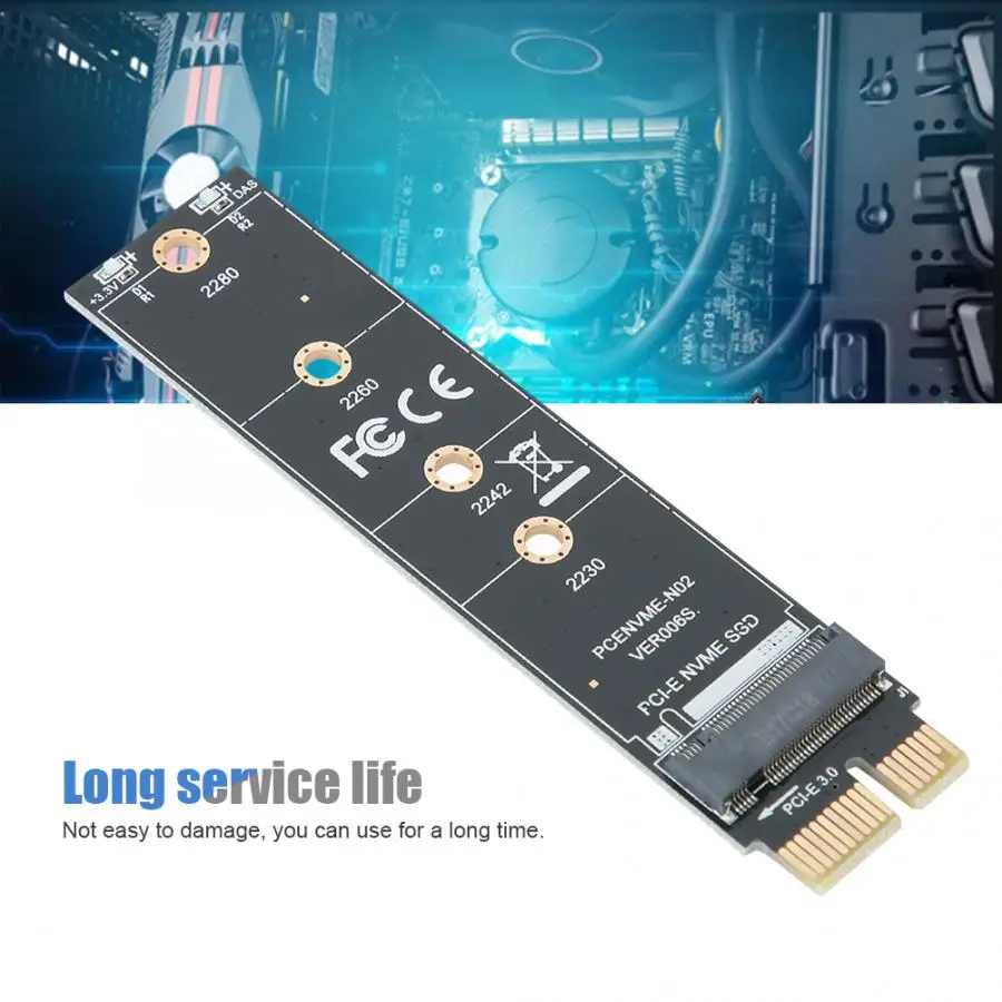 Адаптер карты PCI E к M.2 жесткий диск NVME адаптер Расширение Райзер конвертер с