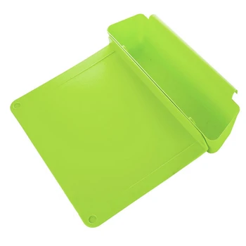 

2 in 1 Kitchen Foldable Chopping Board Creative Non-Slip Folding Cutting Board Camping Antibacteria Chopping Board Cooking Mat G