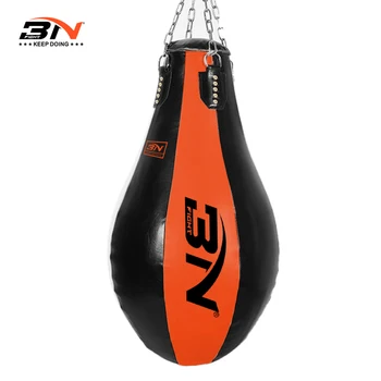 

BN GRANT Pear-Shaped Boxing Empty Sandbag Warm Sandbag Leather Punching Bag Empty Taekwondo MMA Muay Thai Heavy Bag