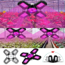 E26/E27 Foldable LED Grow Light Full Spectrum Phyto Lamp for Indoor Plant Light 100/120/150W Vegetables Grow Lighting Phytolamp