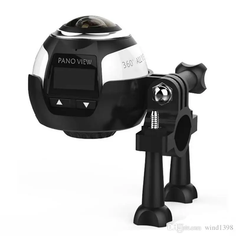 High quality V1 360 degree panoramic sports camera mini 3D wifi sports DV 4K full HD 30m waterproof outdoor action video cameras
