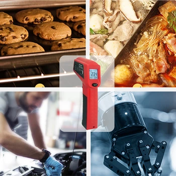 

Infrared Thermometer Non-Contact Temperature Meter Gun Handheld Digital LCD Industrial Laser Pyrometer IR Thermometer -50〜550°c