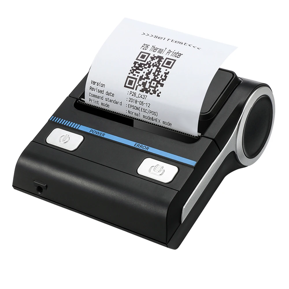 80 мм Термопринтер портативный Bluetooth Android POS компьютер чековый принтер для печати