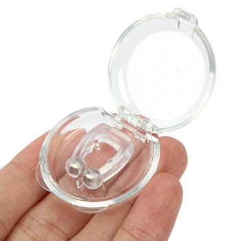 

Mini Anti Snoring Magnetic Nose Clip Fitness Rest Relax Nose Clip Sleep Aid Guard Nasal Passages Sleep Help