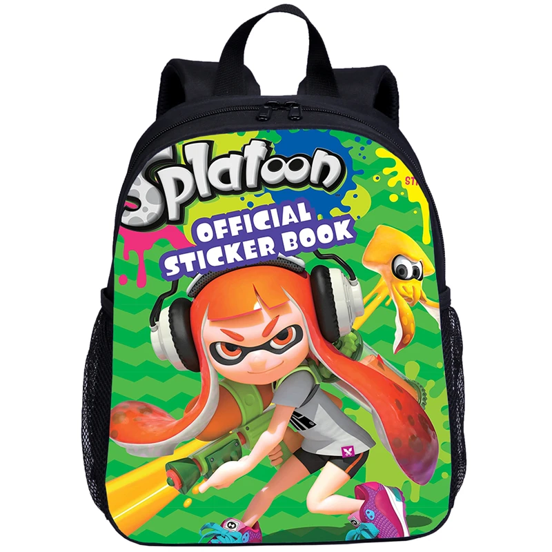 Splatoon 2 печати От 3 до 7 лет Детские сумки 3D мультфильм школьные детские сумки, рюкзаки модные игры мультфильм школьные рюкзаки для девушек книжные сумки